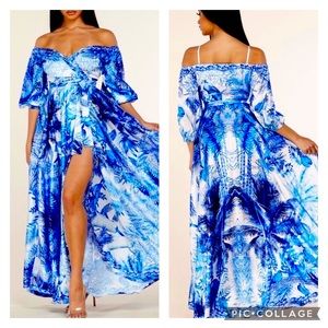 Beautiful Wrap Maxi dress